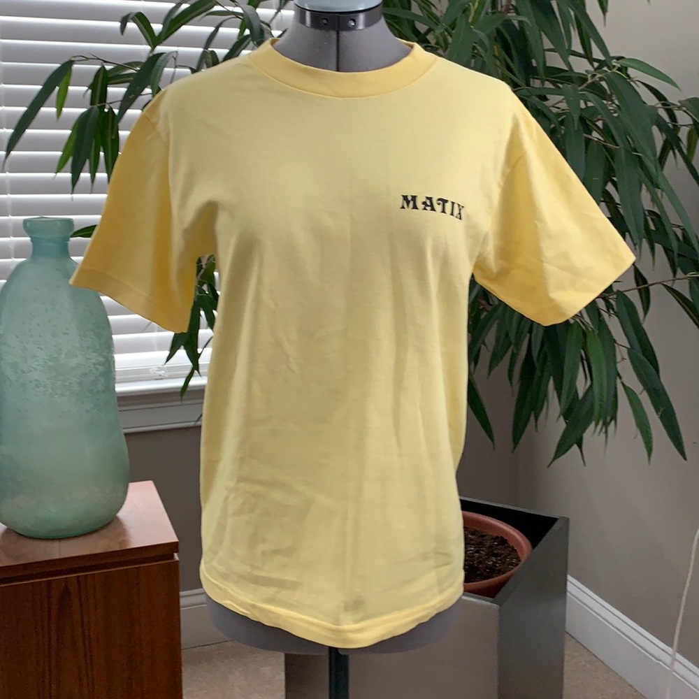 Matix Yellow unisex T-Shirt - Picture 2 of 11